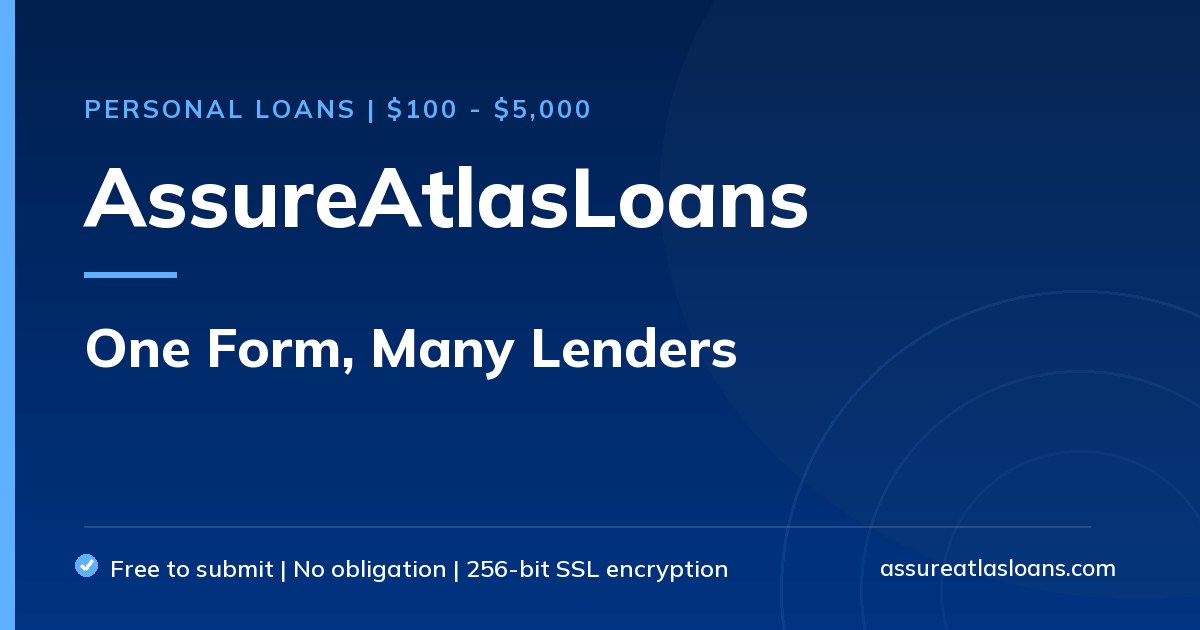 The picture assureatlasloans.com shows when its homepage is shared